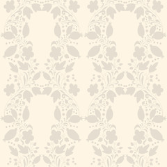 Image showing neutral floral background. swirl and curve