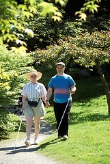 Image showing Blind couple.