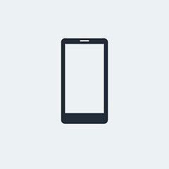 Image showing Smartphone Flat Icon