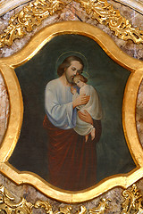 Image showing Saint Joseph with child Jesus