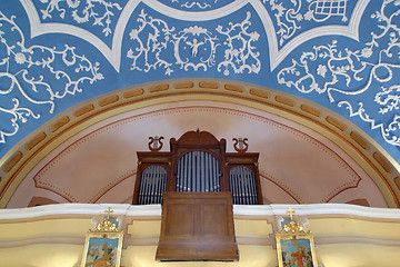 Image showing Church choir with organ