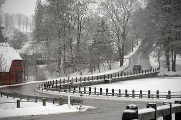 Image showing Road at winter