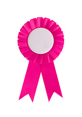 Image showing Award ribbon isolated on a white background