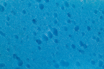 Image showing Blue sponge texture for background