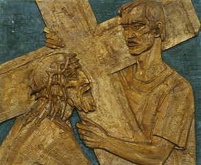 Image showing 5th Station of the Cross