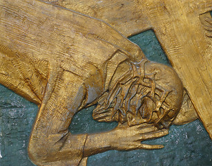 Image showing 7th Station of the Cross