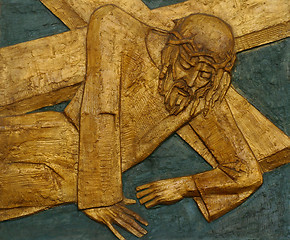 Image showing 9th Station of the Cross