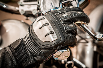 Image showing Motorcycle Racing Gloves