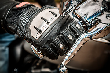 Image showing Motorcycle Racing Gloves