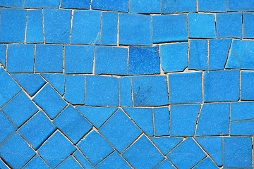 Image showing Blue mosaics