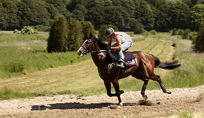 Image showing the jockey