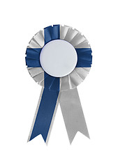 Image showing Award ribbon isolated on a white background