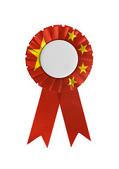 Image showing Award ribbon isolated on a white background