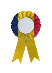 Image showing Award ribbon isolated on a white background