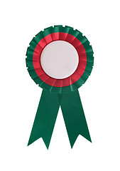 Image showing Award ribbon isolated on a white background