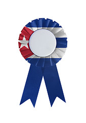 Image showing Award ribbon isolated on a white background