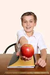 Image showing An apple for my favourite teacher