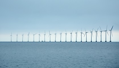 Image showing Wind tubines