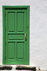 Image showing spain  piece of colorated green wood as a 