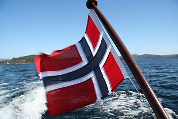 Image showing norwegian flag