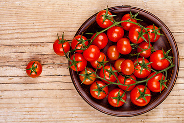 Image showing fresh cherry tomatoes