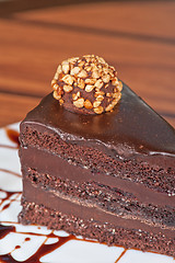 Image showing chocolate cake piece