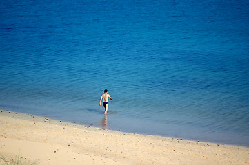 Image showing man going to sea