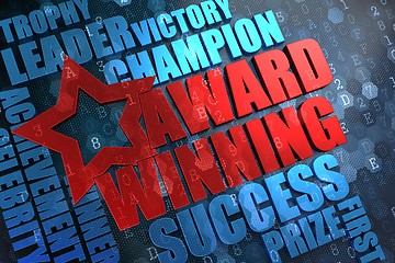 Image showing Award Winning - Wordcloud Concept.