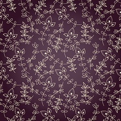 Image showing abstract floral pattern