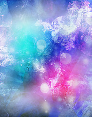 Image showing lights on colorful background