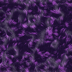 Image showing purple fur texture to background