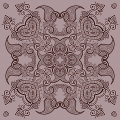 Image showing Lace background. Mandala.