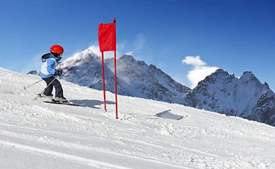 Image showing Ski School Slalom