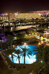 Image showing The Israeli night summer in Eilat 1