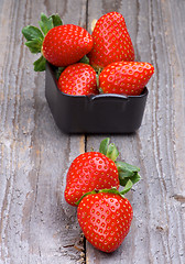 Image showing Strawberries