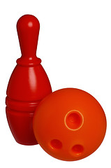 Image showing Toy bowling