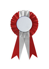 Image showing Award ribbon isolated on a white background