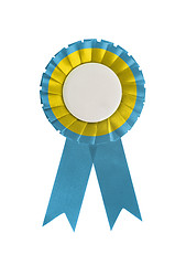 Image showing Award ribbon isolated on a white background