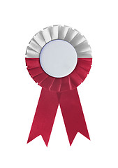 Image showing Award ribbon isolated on a white background