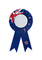 Image showing Award ribbon isolated on a white background