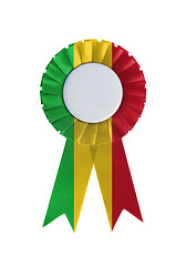 Image showing Award ribbon isolated on a white background