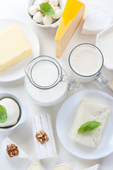 Image showing Assortment of different dairy products