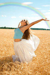 Image showing fresh wind and big rainbow