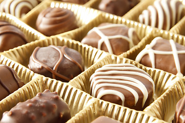 Image showing chocolate candy box