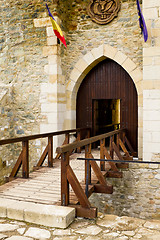 Image showing Main entrance in an old castle