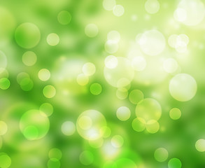 Image showing Spring abstract bokeh background