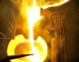 Image showing Molten hot