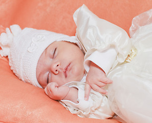 Image showing baby girl sleeping