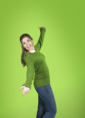 Image showing Happy woman