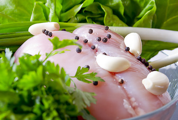 Image showing raw chicken breast